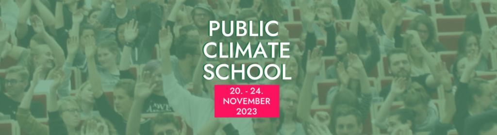 Screenshot Public Climate School